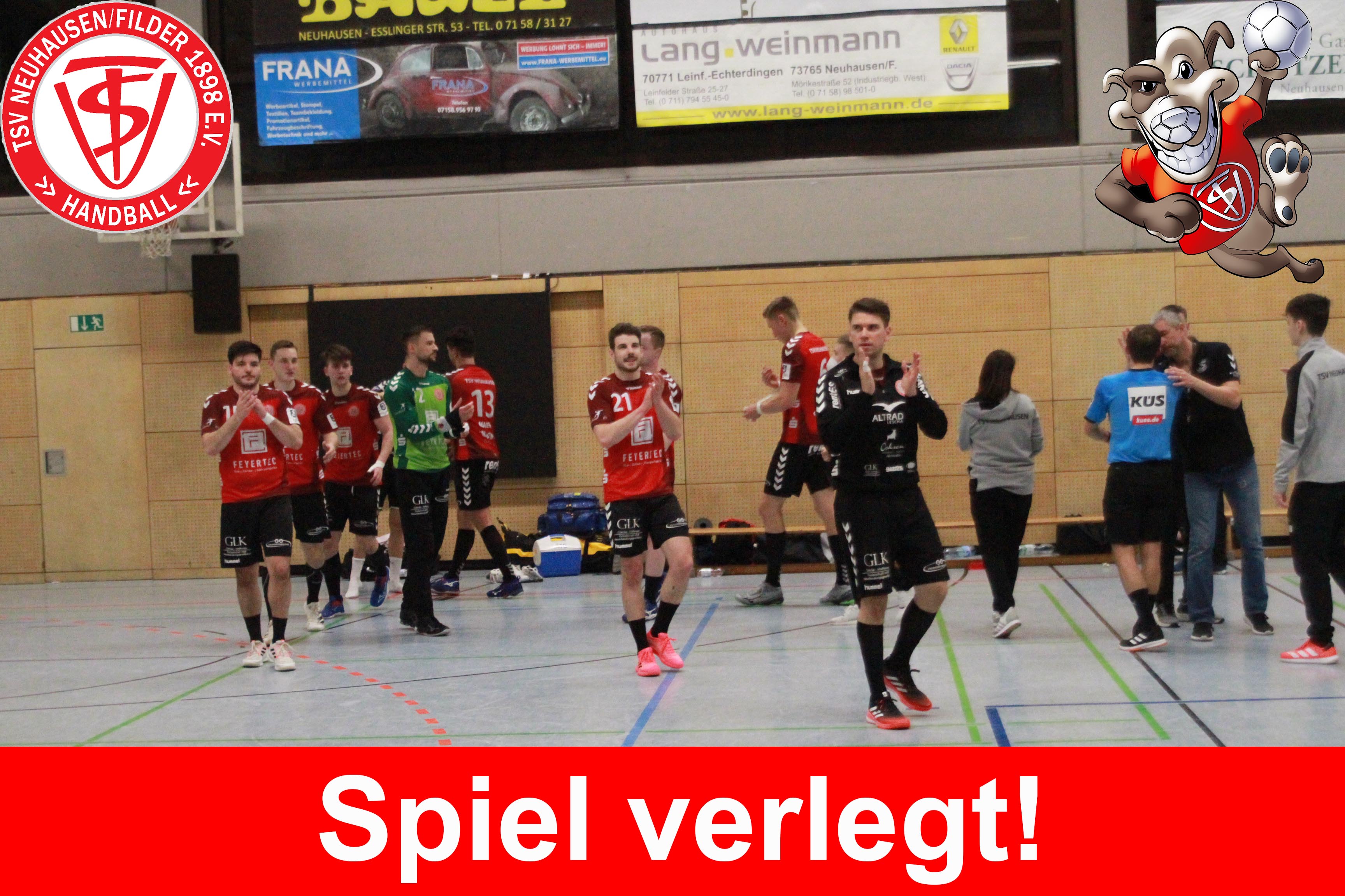 Die Partie in der Sporthalle Ost in Kornwestheim findet erst am kommenden Mittwoch statt. Spiel in Kornwestheim verlegt!