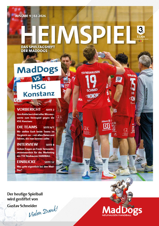 Das Spielheft zum aktuellen Heimspiel