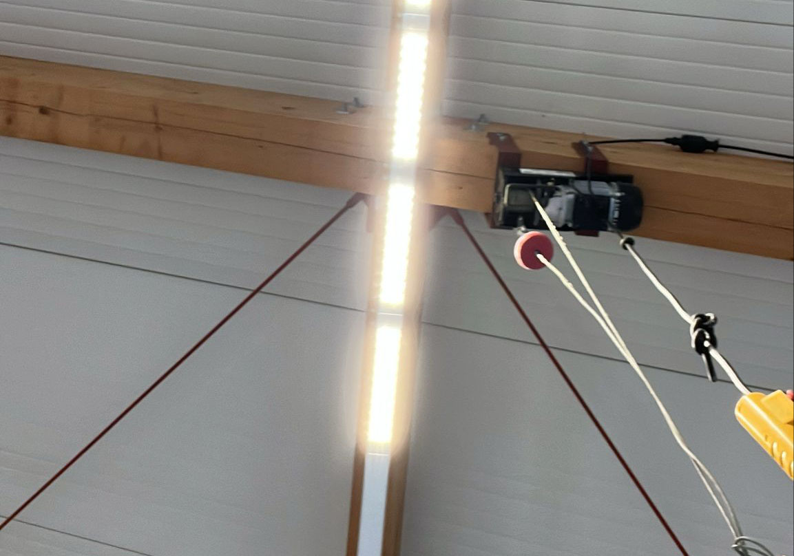Neue LED Lampen für die TSV Halle